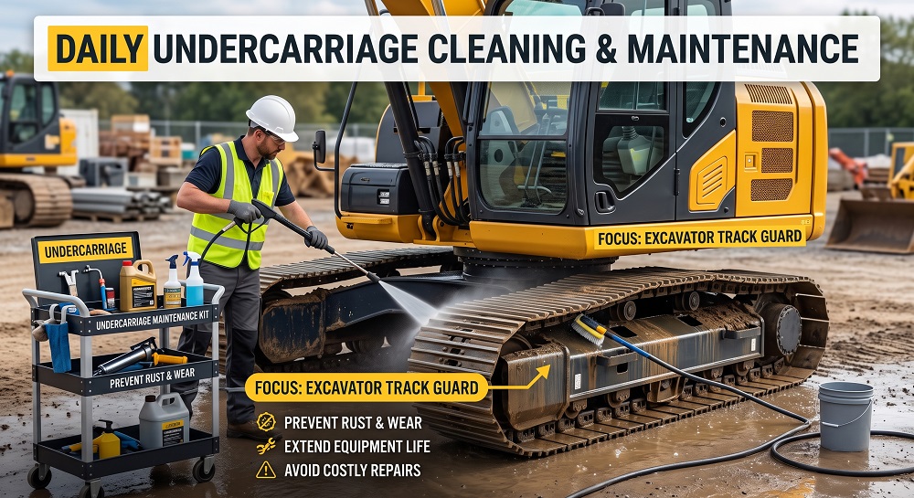 excavator track guard excavator track guard